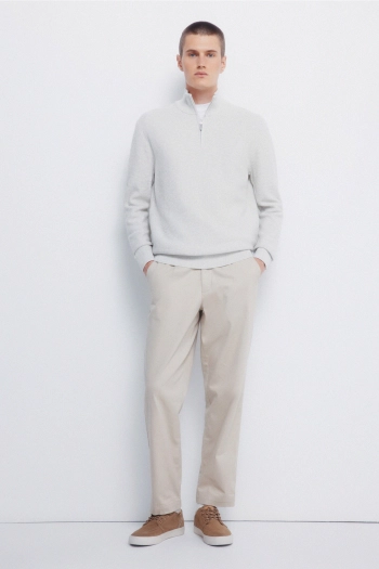 Базовый джемпер с застежкой-молнией