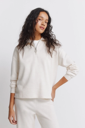 Світшот із коміром на блискавці