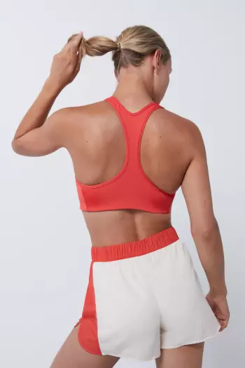 Красный спортивный бюстгальтер 4D Stretch