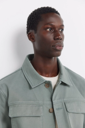 Бавовняна сорочка-куртка