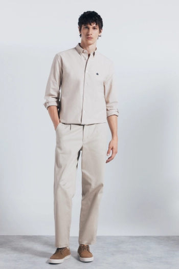 Рубашка Оксфорд с воротником на пуговицах