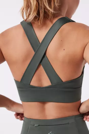 Зелений спортивний бюстгальтер 4D Stretch