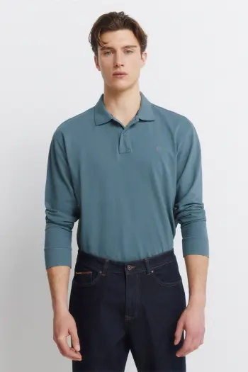Поло  з довгим рукавом, regular fit