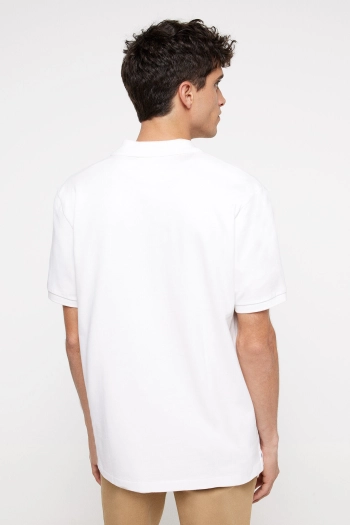 Базова футболка-поло з тканини піке