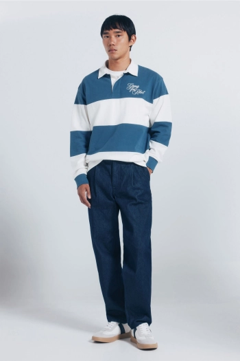 Поло с длинным рукавом