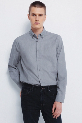 Класична сорочка двоколірної структури