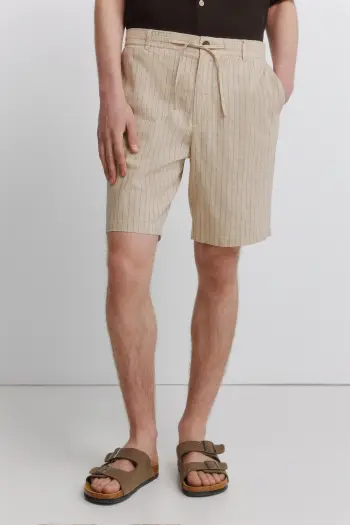 Бермуды в полоску comfort slim fit