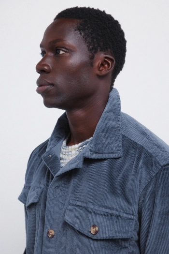 Вельветова сорочка-куртка