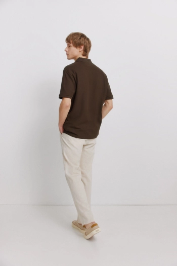 Брюки чиноиз льна