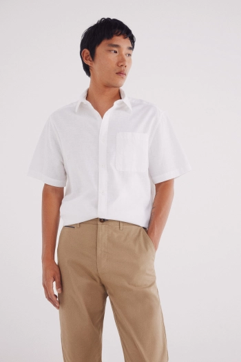 Брюки-чиносы кроя Slim fit с микропринтом