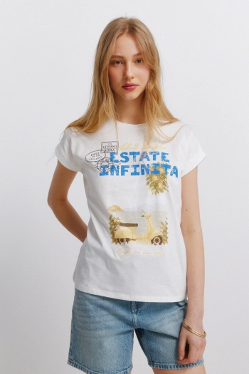 Футболка з коротким рукавом і малюнком