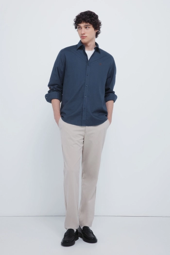 Фланелевая рубашка с налокотниками