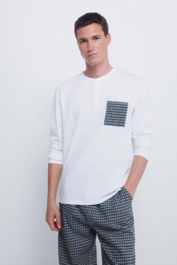 Довга фланелева піжама