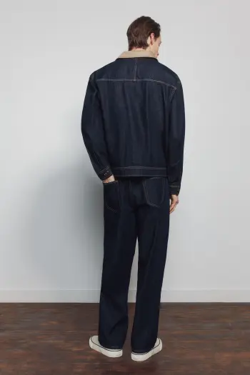 Джинси з ефектом розчиненого фарбування, wide leg