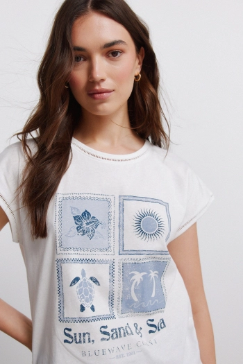 Футболка з коротким рукавом і малюнком