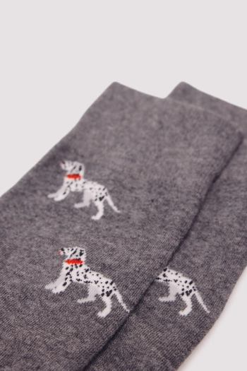 Шкарпетки з принтом у вигляді далматинців