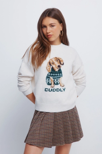 Джемпер "Cuddly" з принтом