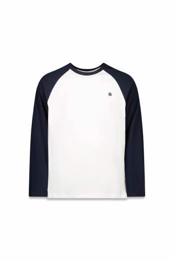 Футболка-реглан с длинным рукавом