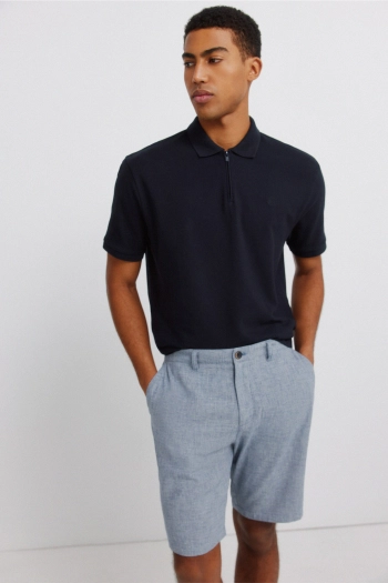 Бермуди доббі з льоном comfort fit