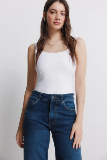 Джинси wide high-rise