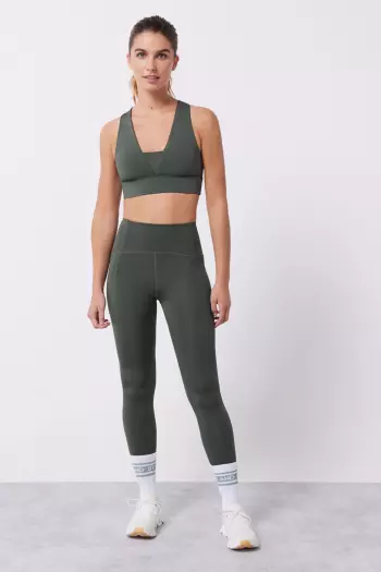 Зеленые леггинсы 4D Stretch