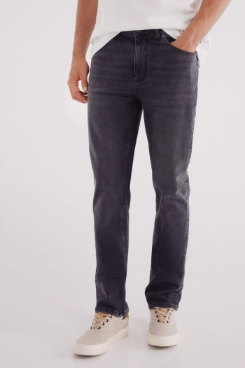 Темно-сірі джинси slim fit