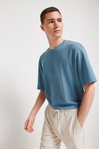 Бермуды slim fit из льна