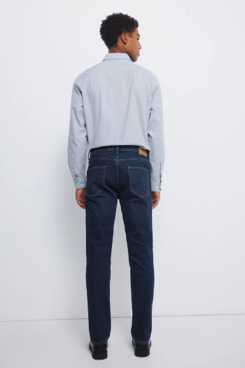 Джинси Slim Fit з ефектом потертості