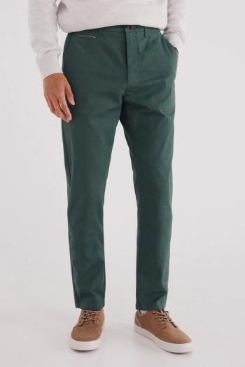 Брюки-чиносы кроя Slim fit с микропринтом