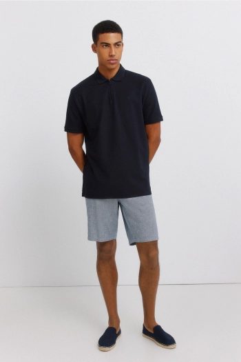 Бермуди доббі з льоном comfort fit