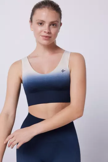 Безшовний спортивний бюстгальтер Comfort з ефектом омбре