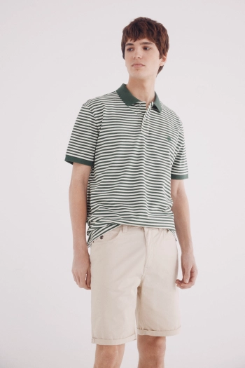 Легкі шорти-бермуди slim fit