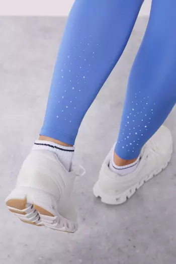 Голубые леггинсы 4D Stretch