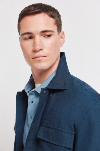 Льняная рубашка - куртка