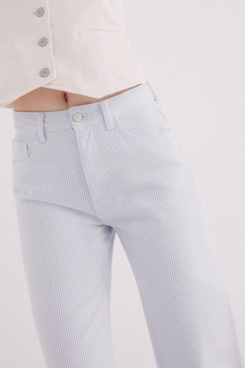 Джинси Wide leg у смужку