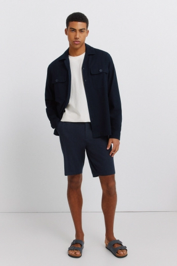 Бермуди доббі з льоном comfort fit