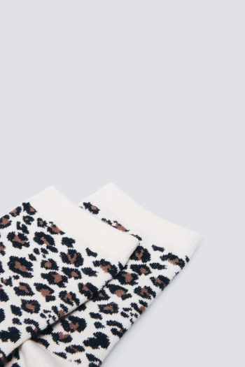 Короткі шкарпетки з анімалістичним принтом