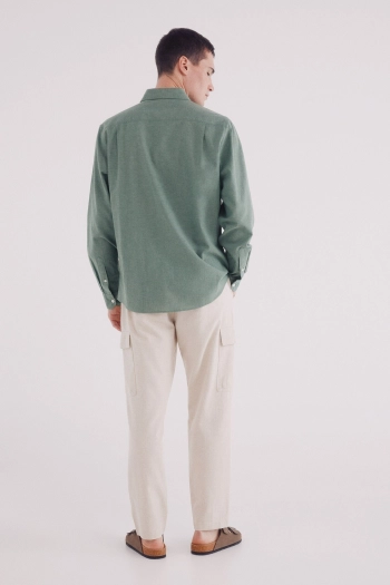 Льняные брюки-карго Slim fit