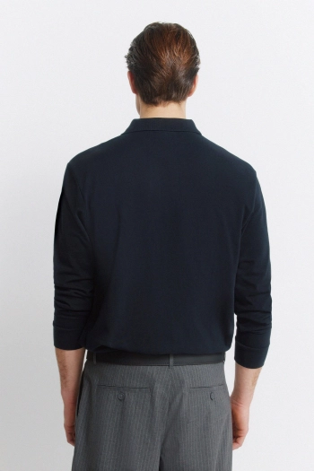 Поло  з довгим рукавом, regular fit