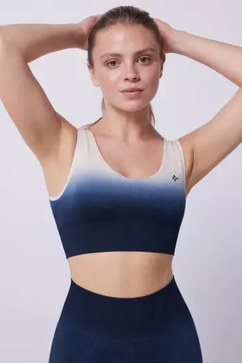 Безшовний спортивний бюстгальтер Comfort з ефектом омбре
