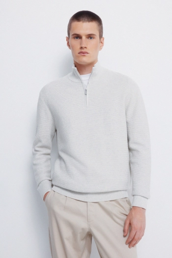Базовый джемпер с застежкой-молнией