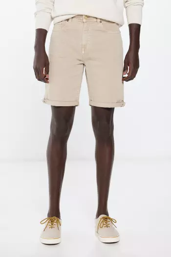 Цветные шорты-бермуды кроя slim fit
