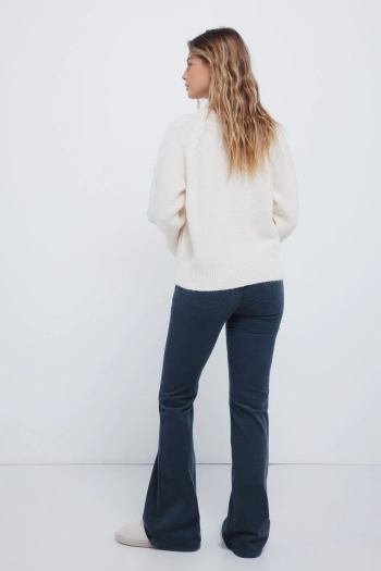 Вельветові штани-кюлоти