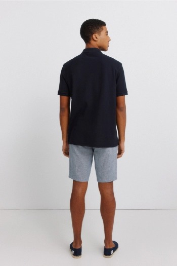 Бермуди доббі з льоном comfort fit