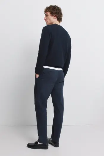Штани чінос з вельвету крою slim fit