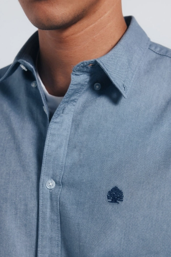 Рубашка Оксфорд с воротником на пуговицах