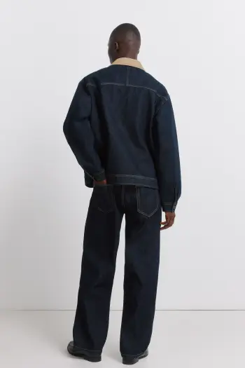 Джинси з ефектом розчиненого фарбування, wide leg