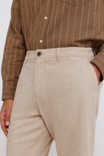 Бермуди доббі з льоном comfort fit