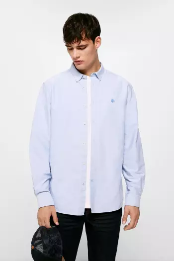 Цветная рубашка из ткани Oxford