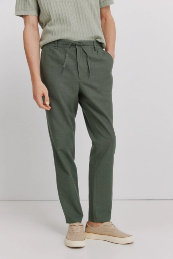 Брюки чиноиз льна